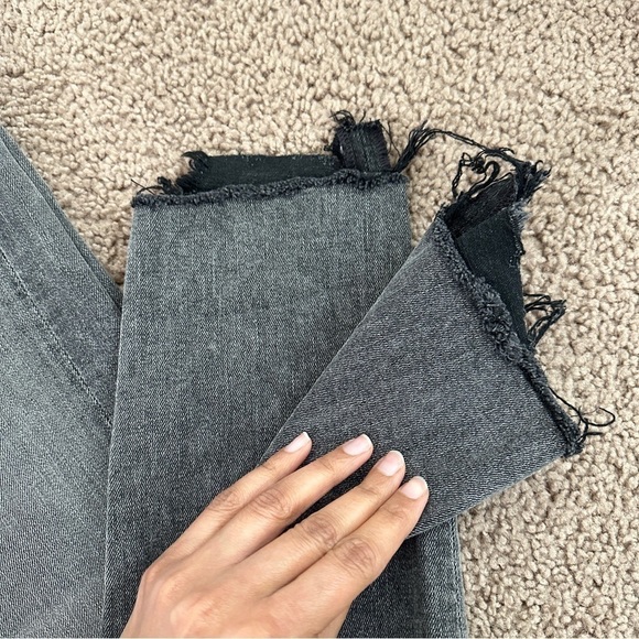 Agolde Women's Sophie Hi Rise Skinny Amplify Jeans in Dark Grey Black sz 30 - Picture 12 of 14